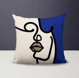 Diva Abstract Square Indoor/Outdoor Throw Pillow