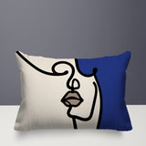 Diva Abstract Lumbar Indoor/Outdoor Throw Pillow