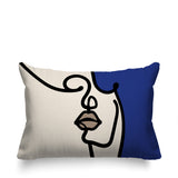 Diva Abstract Lumbar Indoor/Outdoor Throw Pillow