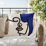 Diva Abstract Lumbar Indoor/Outdoor Throw Pillow