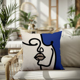 Diva Abstract Lumbar Indoor/Outdoor Throw Pillow