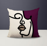 Diva Abstract Square Indoor/Outdoor Throw Pillow