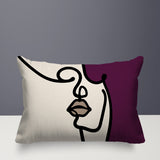 Diva Abstract Lumbar Indoor/Outdoor Throw Pillow