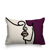 Diva Abstract Lumbar Indoor/Outdoor Throw Pillow