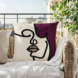 Diva Abstract Lumbar Indoor/Outdoor Throw Pillow