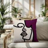 Diva Abstract Lumbar Indoor/Outdoor Throw Pillow
