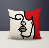 Diva Abstract Square Indoor/Outdoor Throw Pillow