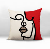 Diva Abstract Square Indoor/Outdoor Throw Pillow