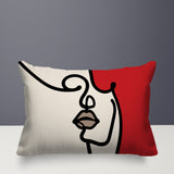 Diva Abstract Lumbar Indoor/Outdoor Throw Pillow