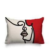 Diva Abstract Lumbar Indoor/Outdoor Throw Pillow
