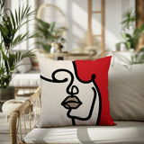 Diva Abstract Lumbar Indoor/Outdoor Throw Pillow