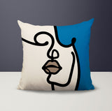 Diva Abstract Square Indoor/Outdoor Throw Pillow