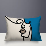 Diva Abstract Lumbar Indoor/Outdoor Throw Pillow