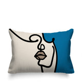 Diva Abstract Lumbar Indoor/Outdoor Throw Pillow