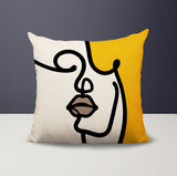 Diva Abstract Square Indoor/Outdoor Throw Pillow