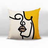Diva Abstract Square Indoor/Outdoor Throw Pillow