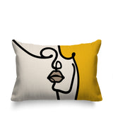 Diva Abstract Lumbar Indoor/Outdoor Throw Pillow