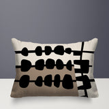 Dola Abstract Reversible Indoor/Outdoor Rectangular Pillow
