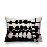 Dola Abstract Reversible Indoor/Outdoor Rectangular Pillow