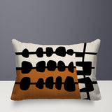 Dola Abstract Reversible Indoor/Outdoor Rectangular Pillow