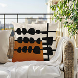 Dola Abstract Reversible Indoor/Outdoor Rectangular Pillow