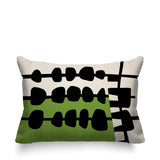 Dola Abstract Reversible Indoor/Outdoor Rectangular Pillow