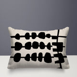 Dola Abstract Reversible Indoor/Outdoor Rectangular Pillow