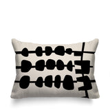 Dola Abstract Reversible Indoor/Outdoor Rectangular Pillow