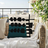Dola Abstract Reversible Indoor/Outdoor Rectangular Pillow