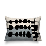 Dola Abstract Reversible Indoor/Outdoor Rectangular Pillow