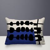 Dola Abstract Reversible Indoor/Outdoor Rectangular Pillow