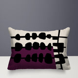 Dola Abstract Reversible Indoor/Outdoor Rectangular Pillow