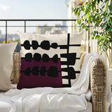 Dola Abstract Reversible Indoor/Outdoor Rectangular Pillow