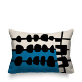 Dola Abstract Reversible Indoor/Outdoor Rectangular Pillow