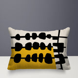 Dola Abstract Reversible Indoor/Outdoor Rectangular Pillow