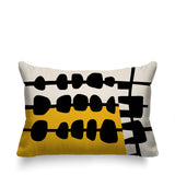 Dola Abstract Reversible Indoor/Outdoor Rectangular Pillow