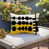 Dola Abstract Reversible Indoor/Outdoor Rectangular Pillow