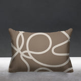 Doodles Abstract Reversible Indoor/Outdoor Rectangular Pillow