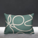 Doodles Abstract Reversible Indoor/Outdoor Rectangular Pillow