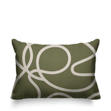 Doodles Abstract Reversible Indoor/Outdoor Rectangular Pillow