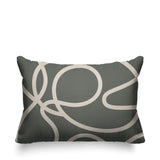 Doodles Abstract Reversible Indoor/Outdoor Rectangular Pillow