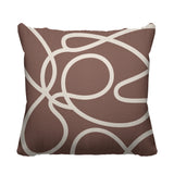 Doodles Abstract Reversible Indoor/Outdoor Square Pillow