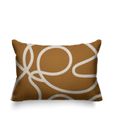 Doodles Abstract Reversible Indoor/Outdoor Rectangular Pillow