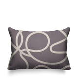 Doodles Abstract Reversible Indoor/Outdoor Rectangular Pillow