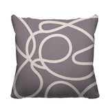 Doodles Abstract Reversible Indoor/Outdoor Square Pillow