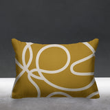 Doodles Abstract Reversible Indoor/Outdoor Rectangular Pillow