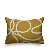 Doodles Abstract Reversible Indoor/Outdoor Rectangular Pillow
