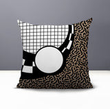 Dotrix Abstract Reversible Indoor/Outdoor Square Pillow