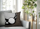 Dotrix Abstract Reversible Indoor/Outdoor Lumbar Pillow