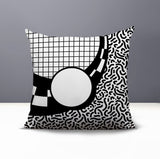 Dotrix Abstract Reversible Indoor/Outdoor Square Pillow